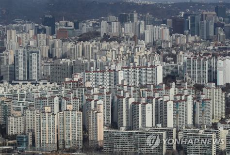 서울 아파트값 주간 상승률 7·10 대책 직후 수준으로 올라 연합뉴스