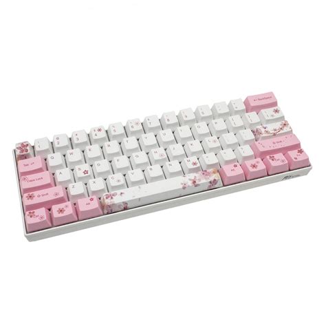 Sakura Japanese Korean Russian Pbt Keycaps Set Dye Subbed Oem