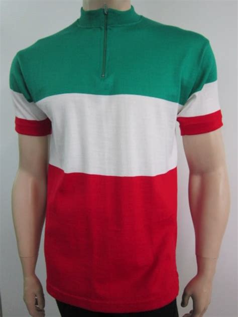 MAGLIA LANA ANNI 70 TRICOLORE ITALIA 3M Caverni Abbigliamento