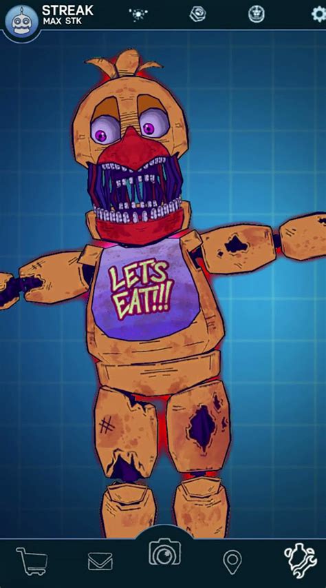 Retro Withered Chica Fnaf Ar Workshop Animation Youtube