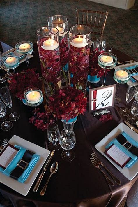 20 Chic Burgundy Wedding Centerpieces 2023 Roses Rings