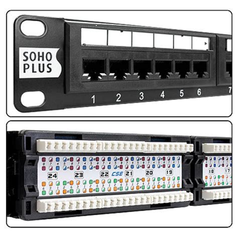 Patch Panel Portas Cat E T A B Furukawa Soho Plus Rede Magazinetati