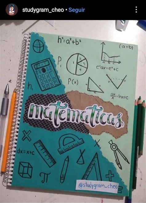 Dibujos Para Rellenar Con Papel Capa de matemÃtica Portadas de