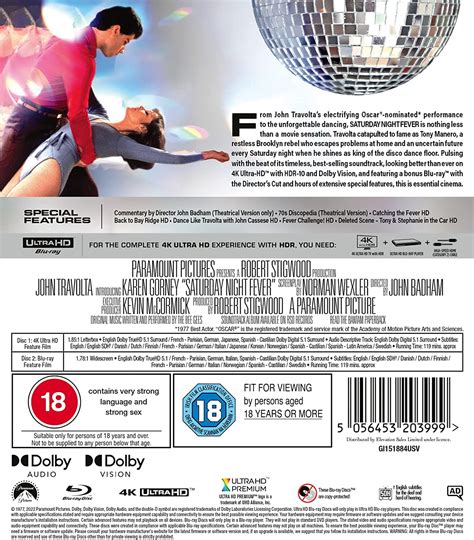 Saturday Night Fever 4K UHD 1977 Page 8 Blu Ray Forum