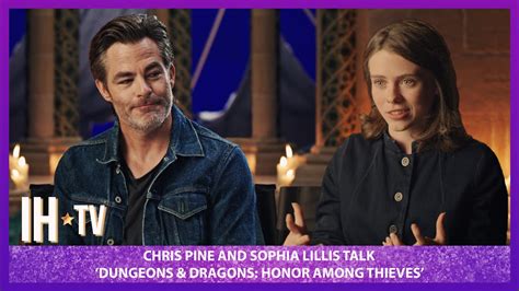 Chris Pine Sophia Lillis Interview Dungeons Dragons Honor Among