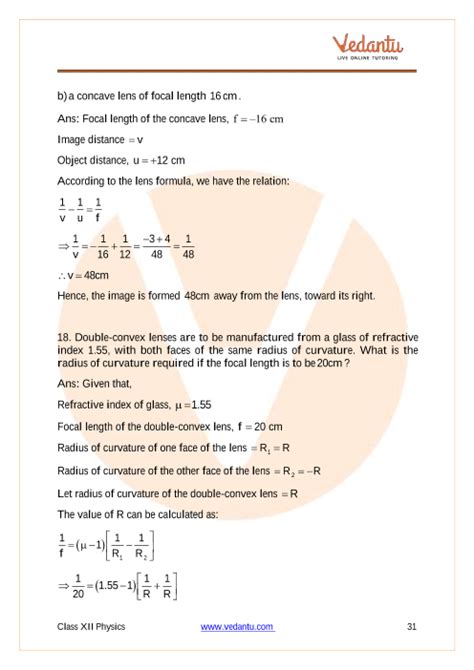 Cbse Class Physics Chapter Ray Optics And Optical Instruments