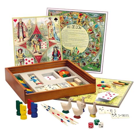 Mon Coffret De Jeux Traditionnels Pions En Bois Et Livret De R Gles