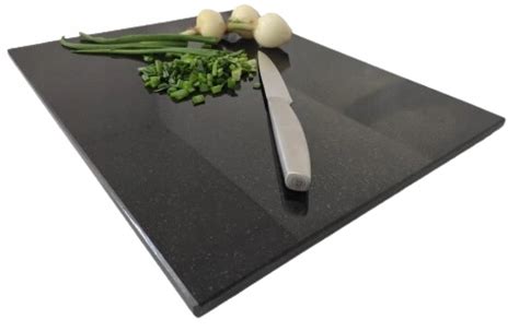 Deska do Krojenia Granitowa Kuchenna Duża Czarna Premium Black 30x40 cm