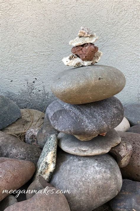 Design Your Own Rock Tower Garden Art What Meegan Makes