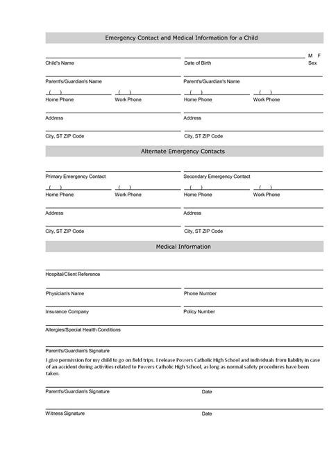 Printable Medical Office Forms