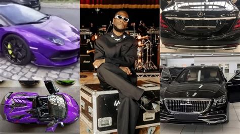 Burna Boy Splashes Millions On A Maybach And A Lamborghini Aventador Sjv