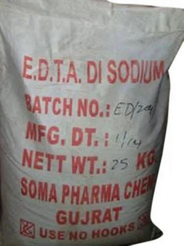 Edta Disodium Powder Packaging Type Bag Packaging Size Kg At Rs