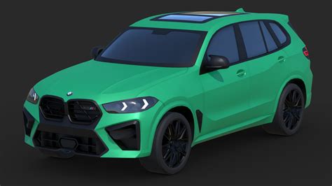 Bmw X5 M Competition 2024 Buy Royalty Free 3d Model By Eihab3d