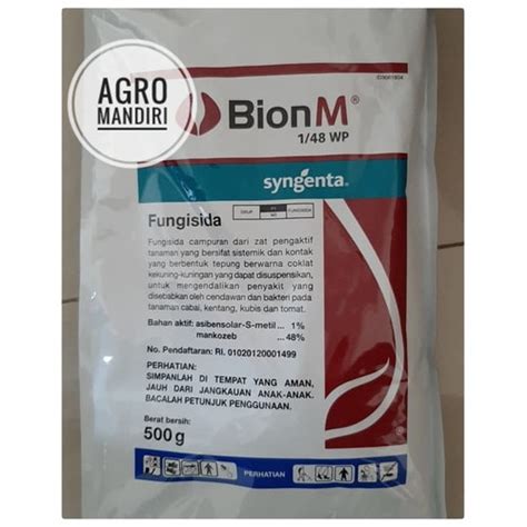 Jual Bion M 1 48 WP 500 Gr Fungisida Sistemik Kontak Basmi Jamur