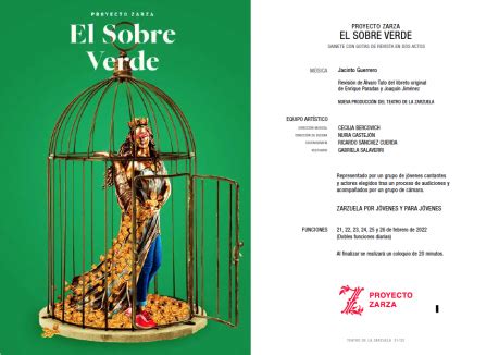 El Sobre Verde En El Teatro De La Zarzuela Madrid Es Teatro