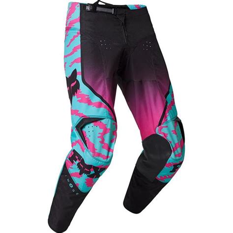 Pantalon Cross Nuklr Fox Turquoise Noir Rose Maxxess Fr Pantalon