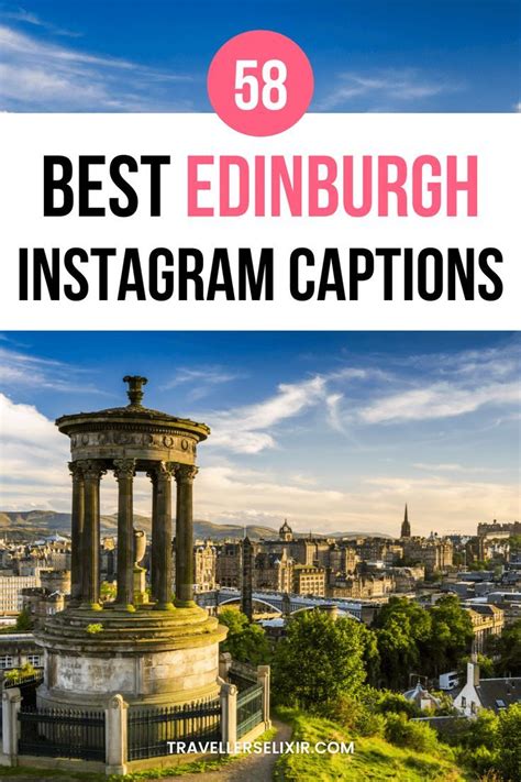 58 Edinburgh Captions For Instagram Puns Quotes Short Captions Artofit