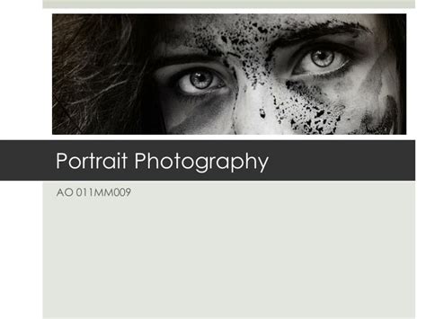 PPT - Portrait Photography PowerPoint Presentation, free download - ID ... 