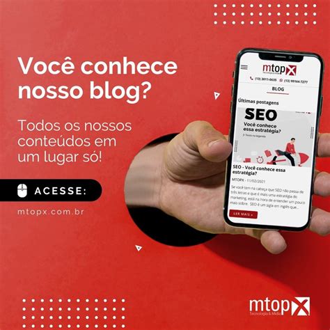 Você Conhece Nosso Blog Mtopx Criação De Sites E Marketing Digital