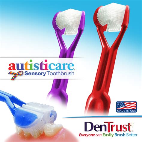 Autisticare 3 Sided Sensory Toothbrush For Autism Calm Autism