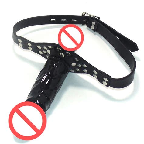 Penis Gag Double Dildo Mouth Plug Adult Games For Gay Fetish Oral Sex Toys For Couples Bondage