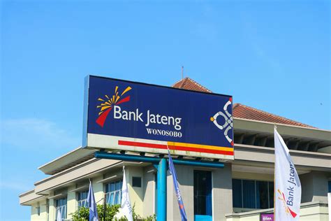 Wonosobo Indonesia April 5 2023 Sign Of Bank Jateng Around