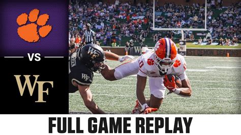 Clemson Vs Wake Forest Full Game Replay 2024 ACC Football YouTube