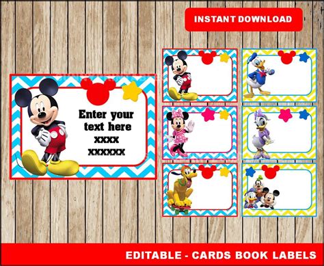 Mickey Mouse Name Tags Printable Printable Word Searches