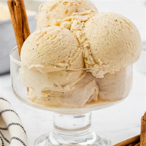 Eggnog Ice Cream - Ice Cream From Scratch