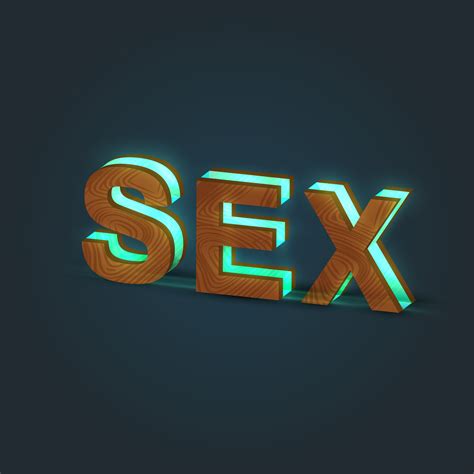 Sex Realistic Illustration Of A Word Made By Wood And Glowing Glass Vector 311498 Vector