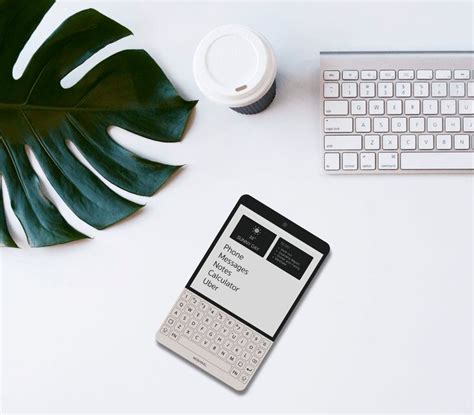 The Minimal Phone pairs an E Ink screen with a QWERTY keyboard and ...