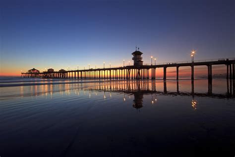 Huntington Beach Pier Pacific Coast Highway And Main Street