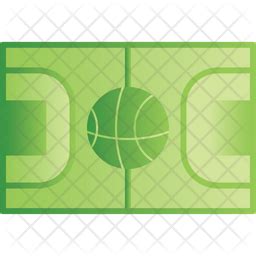 Basketball Court Icon - Download in Gradient Style