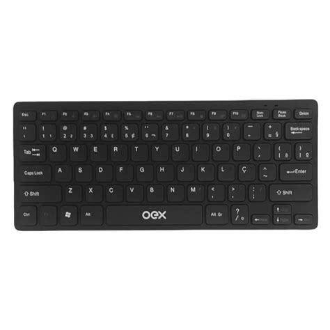 Kit Teclado E Mouse Sem Fio Slim Tm Oex Preto