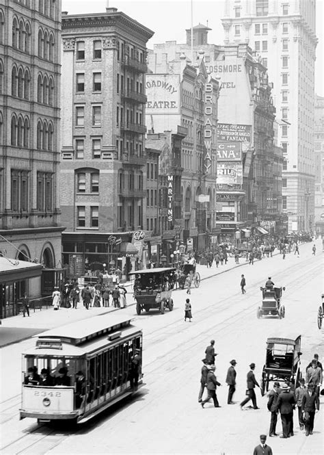 Nyc Broadway Trolley Car 1904 10 Photograph By Science Source