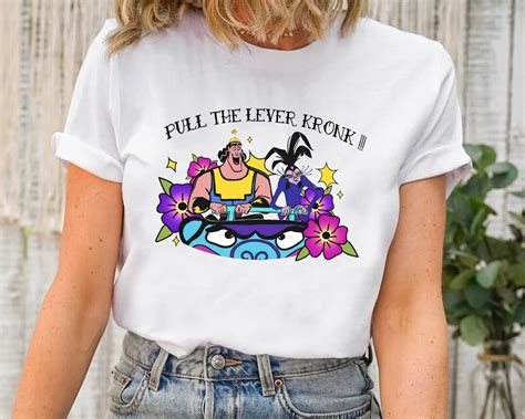 Disney The Emperor New Groove Shirt Pull The Lever Kronk Disneyland