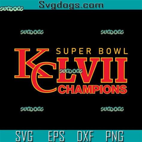 Kansas City Chiefs Champions Svg