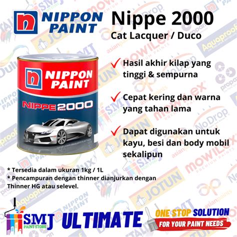 Jual CAT DUCO NIPPON PAINT NIPPE 2000 COPPER SERIES Tembaga 1LT