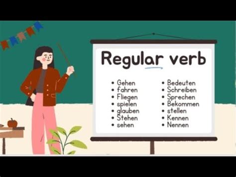 Learn German Verbs For Beginners Regular Verb Verb Vocabulary