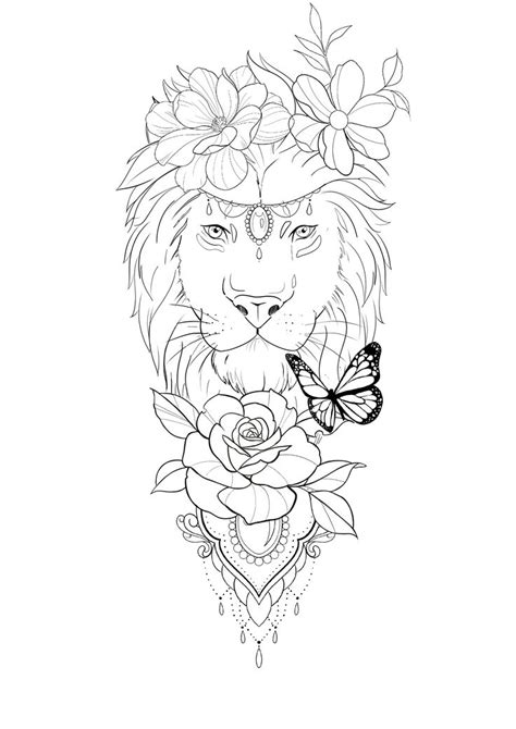 Pin By Dolly Palmer On Boredpanda In Lion Tattoo Design Lion