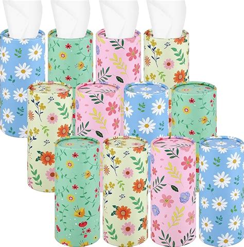 Amazon Shojoy Pieces Spring Flowers Car Tissues Box Spring