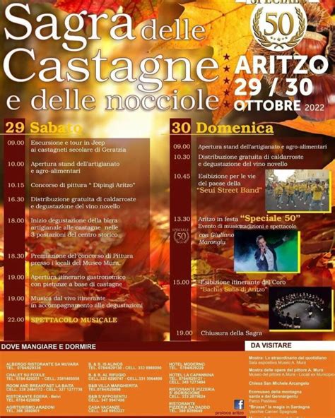 Il E Ottobre Torna La Sagra Delle Castagne E Delle Nocciole Di