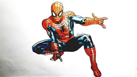 Comment Dessiner Spiderman Tutoriel Youtube