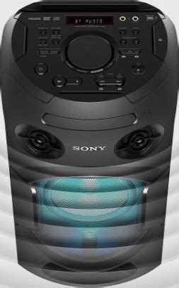 Sony High Power Party Speaker One Box Music System With Multi Colour