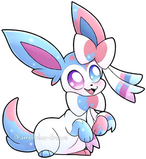 Sylveon Pokemon Cute Companion Ribbon Pokémon Png