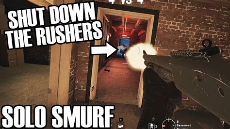 Solo Smurf Countering The Rush Rainbow Six Siege Youtube