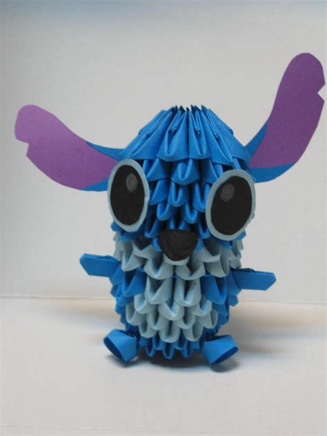 3-D Origami Stitch by pandanpandan on DeviantArt