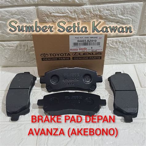 Jual Brake Pad Kampas Rem Depan Akebono Avanza Xenia Rush Terios