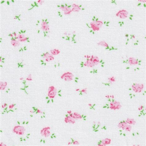 Pink And Green Floral Fabric By Fabric Finders 731137