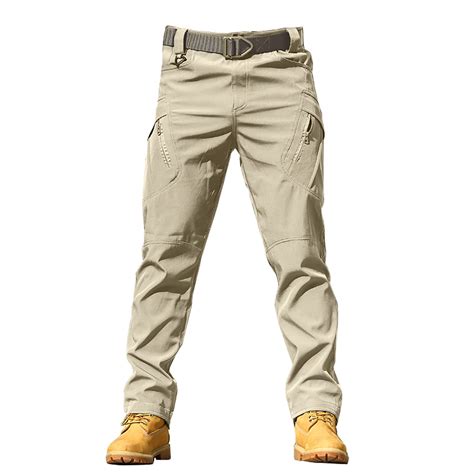 Yinechencer 2024 Twill Work Pants Men Y2k Baggy Pants G Men S Solid Fleece Heavyweight Cargo